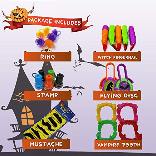 THE TWIDDLERS Set de 110 Juguetes de Fiesta de Halloween Sorpresas - Piñatas - Halloween Juguetes - Fiesta Regalos Bolsas - Trick or Treat Favores