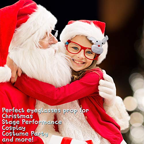 THE TWIDDLERS Set de 12 Gafas con Diseños de Navidad - Ideal para Niños, Fiestas Navideñas - Disfraces - Rellenos de Bolsa de Regalo