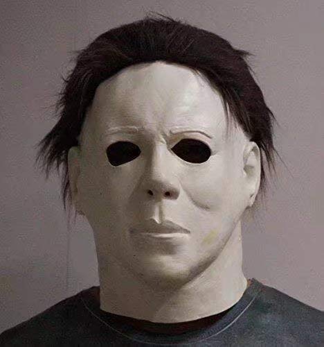 thematys Máscara de película de Terror Máscara de Michael Myers Carnaval, Halloween y Carnaval - Disfraz de Adulto - Látex, Unisexo Talla única