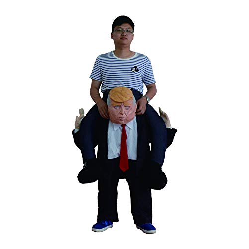 thematys Presidente de los EE.UU Disfraz de Trump - Divertido Disfraz para Adultos 165cm-185cm Carnaval, Despedida de Soltero o Halloween