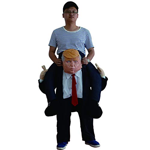 thematys Presidente de los EE.UU Disfraz de Trump - Divertido Disfraz para Adultos 165cm-185cm Carnaval, Despedida de Soltero o Halloween