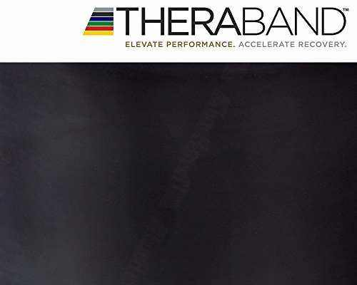 Thera-Band - Banda elástica, color negro negro negro Talla:2,5 m