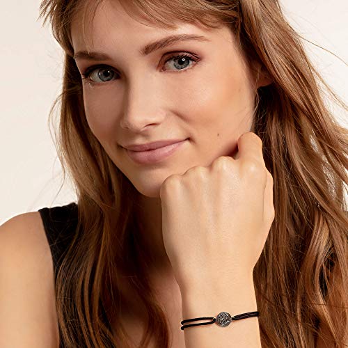 Thomas Sabo Pulsera de con de Unisex Adulto con Plata de ley 925, Circonita