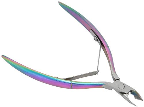 Tijeras Acero inoxidable del clavo muertas de la piel removedor Tijeras, callos Hangnail removedor de uñas Trimmer Clipper Herramientas, Herramientas de manicura pedicura (1), 1 ( Color : 1 )