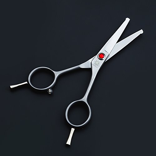 Tijeras de corte de pelo de punta redonda de seguridad, tijeras de peluquería profesionales de doble cola, tijeras para la nariz para recortar cejas, pestañas, pelo facial y oído, bigote barba