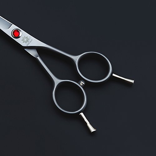 Tijeras de corte de pelo de punta redonda de seguridad, tijeras de peluquería profesionales de doble cola, tijeras para la nariz para recortar cejas, pestañas, pelo facial y oído, bigote barba