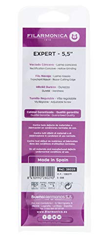 Tijeras de Peluquería Profesional EXPERT - Tijera peluquero para salón de corte de cabello forjada en caliente de acero inoxidable con tornillo regulable Filarmónica