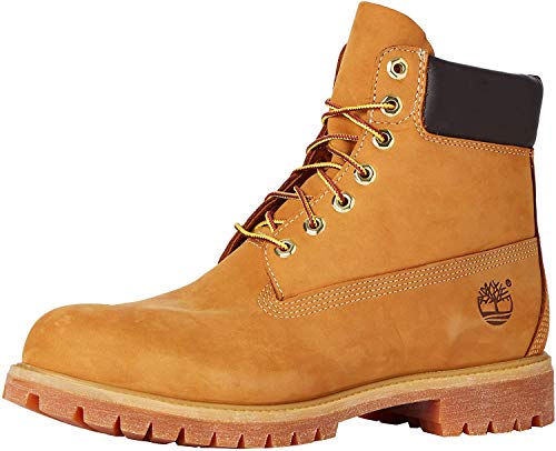 Timberland 6-Inch Premium Boot, Botas para Hombre, Amarillo (Wheat Nubuck), 40 EU