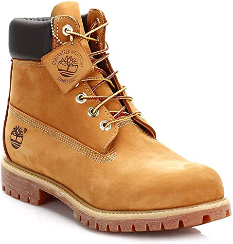 Timberland 6-Inch Premium Boot, Botas para Hombre, Amarillo (Wheat Nubuck), 40 EU
