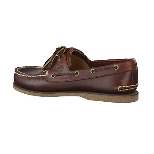 Timberland Classic 2 Eye, Náuticos para Hombre, Marrón Rootbeer Smooth, 40 EU
