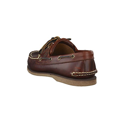 Timberland Classic 2 Eye, Náuticos para Hombre, Marrón Rootbeer Smooth, 40 EU