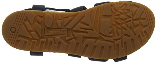 Timberland Malibu Waves Ankle, Sandalias para Mujer, Negro Black Nubuck, 37 EU