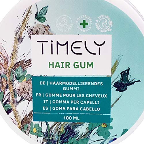 Timely - Gomina para el pelo ligera y duradera, 100 ml