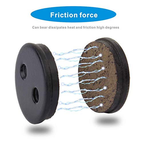 Tinke Pastillas de Freno de Disco para Mijia Scooter Pastillas de Forro de Freno Piezas de Repuesto para Xiaomi M365 / M365 Pro Accesorios de Scooter eléctrico