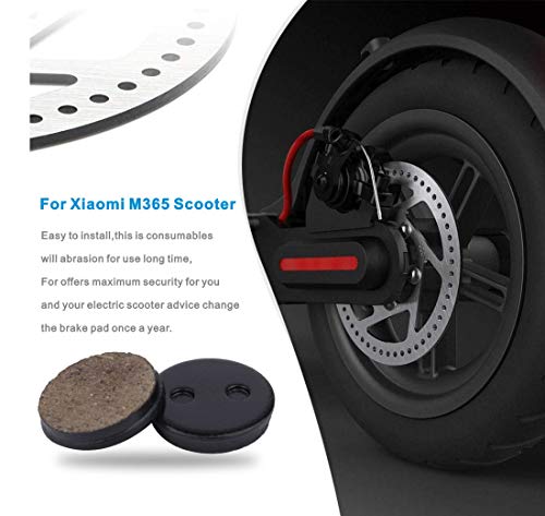 Tinke Pastillas de Freno de Disco para Mijia Scooter Pastillas de Forro de Freno Piezas de Repuesto para Xiaomi M365 / M365 Pro Accesorios de Scooter eléctrico