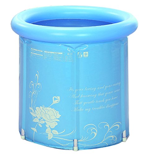 Tinksky Bañera hinchable para adultos, de plástico y portátil, muy resistente