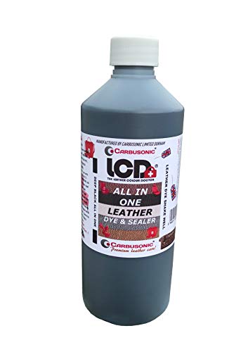 Tinte y sellador de piel, todo en uno, para reparación de arañazos, 250 ml, color negro