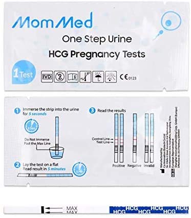 Tiras de prueba de embarazo (HCG20) con 2 vasos de orina gratuitos, detección temprana rápida y confiable del embarazo, pruebas de embarazo tempranas, kit de prueba de embarazo...