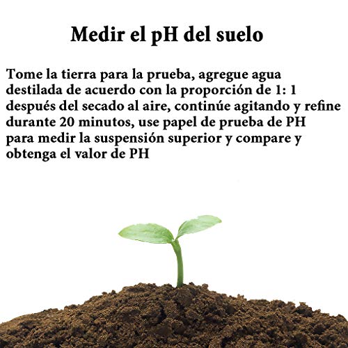 Tiras ph Papel de pH Agua ácida Indicador de Alimentos Tiras de Papel Reactivo de pH Universales Rollo de Tiras de Prueba de pH, Rango Completo de Medición de pH de 0-14, 1 Rollos