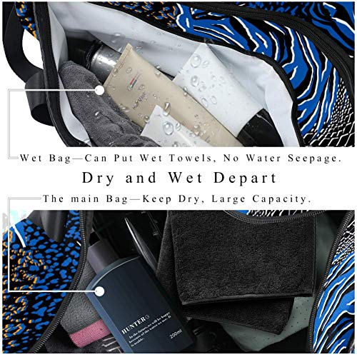 TIZORAX Anilmals mixtos piel gimnasio bolsa de viaje bolsa bolsa de viaje de fitness