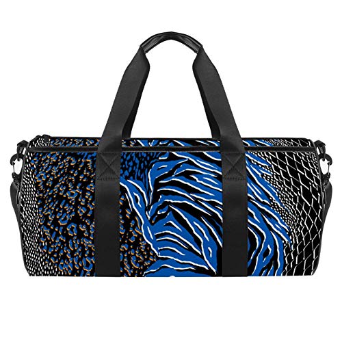 TIZORAX Anilmals mixtos piel gimnasio bolsa de viaje bolsa bolsa de viaje de fitness