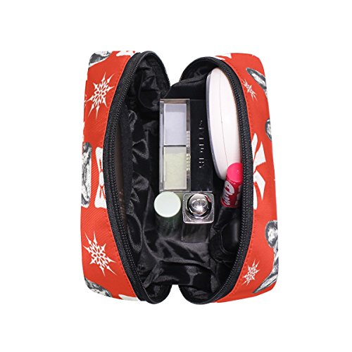 TIZORAX - Bolsa de maquillaje con diseño de bulldog francés