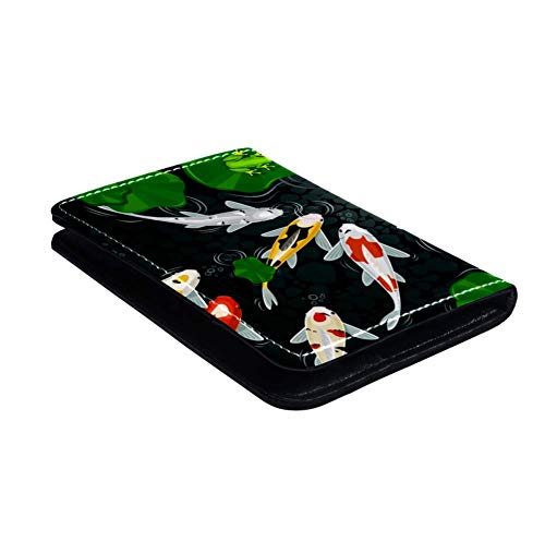 TIZORAX - Funda de piel para pasaporte, diseño de símbolo de astrología mágica