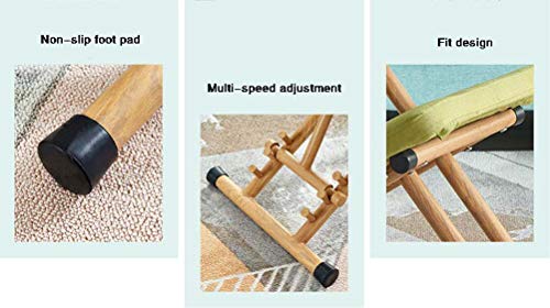 TKHHC Silla ergonómica para arrodillarse, Escritorio de Oficina Ajustable, Taburete para la Rodilla Postura correctiva Alivio del Dolor de Cuello,Cojines Gruesos y cómodos, Verde(Color:si)