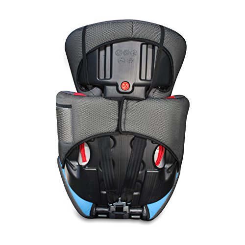 Todeco - Silla de Coche para Bebés y Niños, Asiento Elevador para Coches - Estándar/Certificación: ECE R44/04 - Rango de edad: Niños de 9 meses a 12 años - 9 a 36 kg, Azul