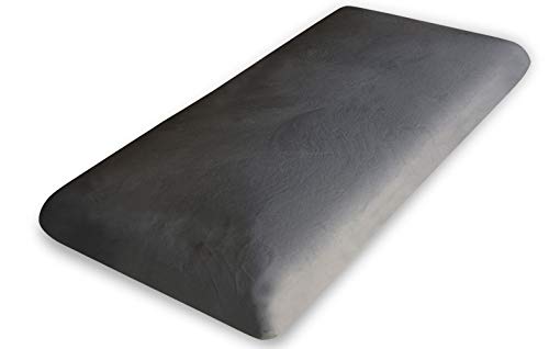 Todocama - Almohada viscoelástica Carbono Natural, compuesta por un núcleo 100% viscoelástico con partículas de Carbono Activo Que disminuyen los Malos olores y humedades. (90 cm)