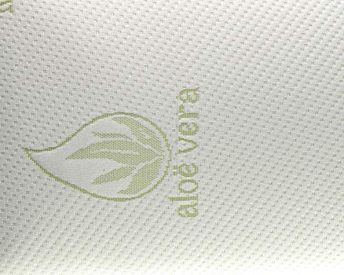 Todocama - Almohada viscoelástica, núcleo Compacto. Doble Funda con Cremallera. Tejido Aloe Vera Plus. Termorregulable adaptabilidad al Cuello. (70 cm)
