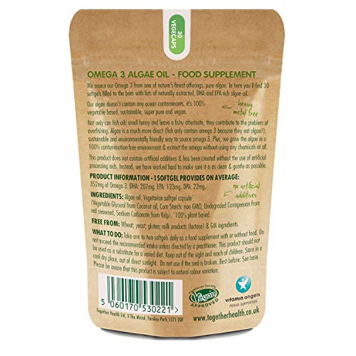 Together Omega 3 DHA de Algas - 30 Cápsulas