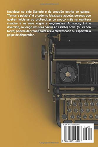 TOMAR A PALABRA: Caderno de escritura creativa