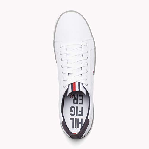 Tommy Hilfiger H2285ARLOW 1D, Zapatillas para Hombre, Blanco (Bianco), 43 EU