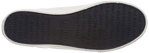Tommy Hilfiger Tommy Jeans Casual Sneaker, Zapatillas para Mujer, Blanco (White 100), 41 EU