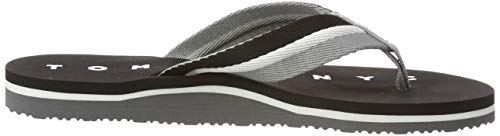 Tommy Hilfiger Tommy Loves NY Beach Sandal, Chanclas para Mujer, Negro (Black 990), 39 EU