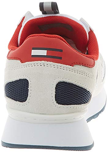 Tommy Hilfiger Wmns Lifestyle Runner, Zapatillas para Mujer, Rojo (RWB 0kp), 38 EU
