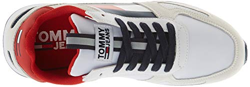 Tommy Hilfiger Wmns Lifestyle Runner, Zapatillas para Mujer, Rojo (RWB 0kp), 38 EU