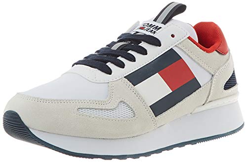 Tommy Hilfiger Wmns Lifestyle Runner, Zapatillas para Mujer, Rojo (RWB 0kp), 38 EU