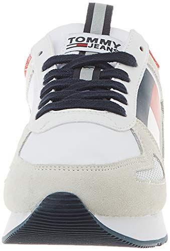 Tommy Hilfiger Wmns Lifestyle Runner, Zapatillas para Mujer, Rojo (RWB 0kp), 38 EU