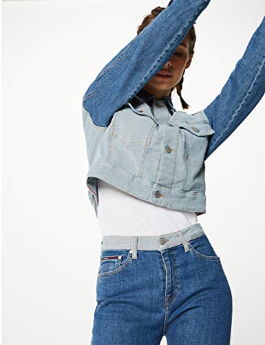 Tommy Jeans Mujer Izzy High Rise Slim Ankle Slim Jeans, Azul (TJ DENIM COLORBLOCK 1A4), W26/L32