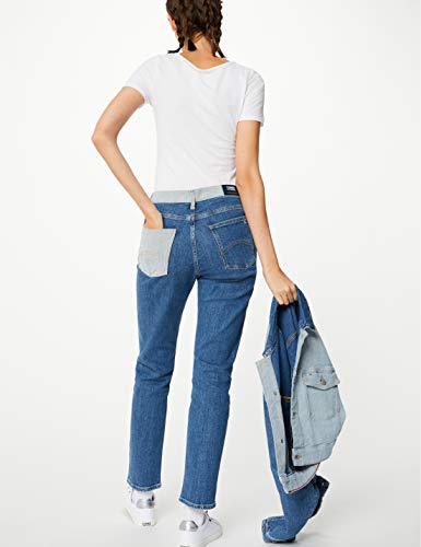 Tommy Jeans Mujer Izzy High Rise Slim Ankle Slim Jeans, Azul (TJ DENIM COLORBLOCK 1A4), W32/L32