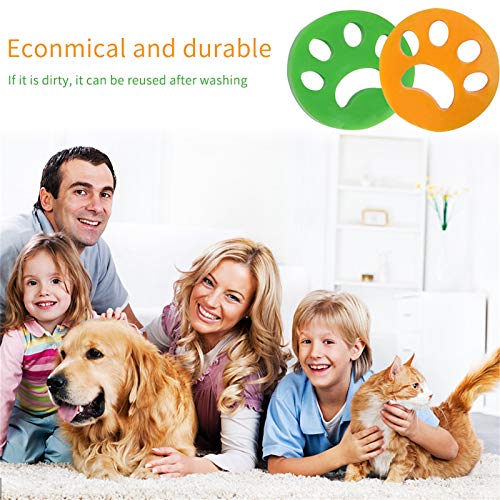 Tonsooze Bola De Limpieza De Ropa, Bola De Limpieza De Ropa Depiladora de mascotas lavadora quitar pelo mascotas Reutilizable e Hipoalergénica para pelo de perro y piel de gato (4 piezas)