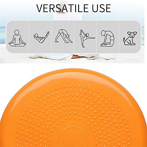 Tonsooze Cojín de Equilibrio, Cojines Equilibrio Bomba Colchoneta para Yoga Tablero de Estabilidad 33cm para Fitness, Yoga, Pilates, Entrenamiento y Ejercicio Físico, Balance Disc