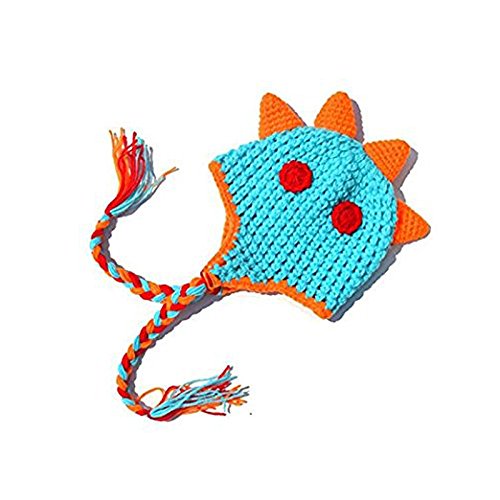 TOOGOO Accesorios de fotografia foto de punto de ganchillo bebeTraje de panal sombrero de bebe hecho a mano