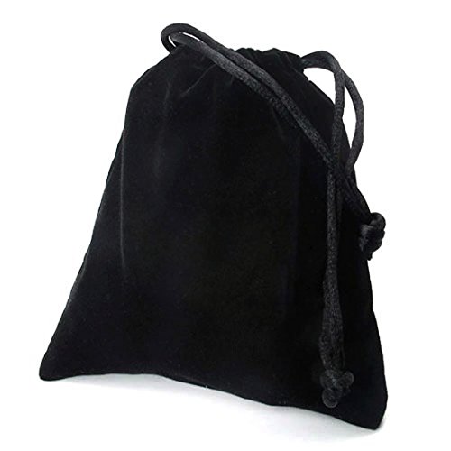 TOOGOO（R） Pulsera Pulsera de joyeria, Acero Inoxidable de Cuero, Pulsera de Cuero Trenzado, para Hombres Mujeres, Negro - Ancho 6mm - Longitud 18cm