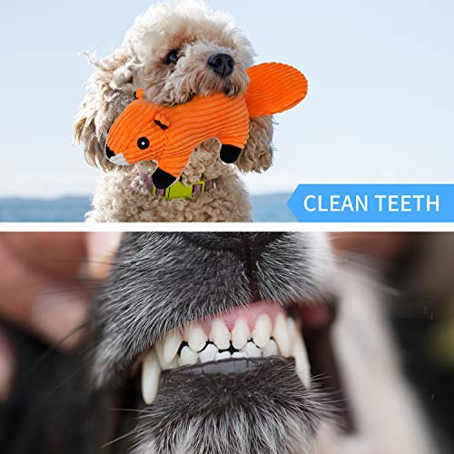 Toozey Juguetes para Perros Pequeños Juguete Cachorros- 7 Piezas de Juguetes para Perros para Cachorros/Perros pequeños - Juguete masticable y chirriante Interactivos - algodón natural