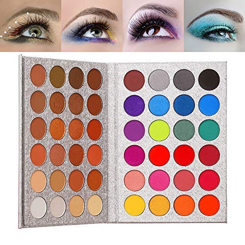 Top Beauty 48 Color Sombra de ojos Altamente pigmentada Brillo Neutral Mate Sombra de ojos Kits de maquillaje Impermeable Ahumado Metálico Brillo Kits de sombra de ojos
