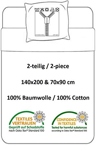 Top Brands - Juego de Funda nórdica, edredón de Jurassic World Mundo Jurásico Dinosaurio T-Rex, para Cama de 140x200cm, 100% algodón, Ropa de Cama