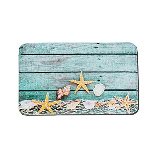 TOPBATHY Alfombra de Entrada Antideslizante Náutica Felpudo de Puerta Delantera Decoracion Nautica Marinera